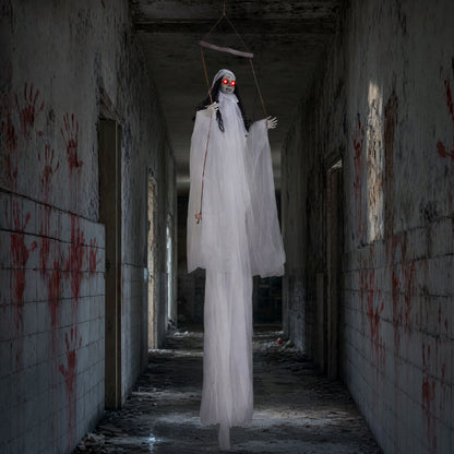 Halloween Decoration with Light Up Eyes and Creepy Sounds