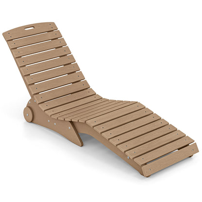 In-Pool Lounge Chair with Weighted Anti-Floating Design 450 LBS for Baja Shelf-Brown