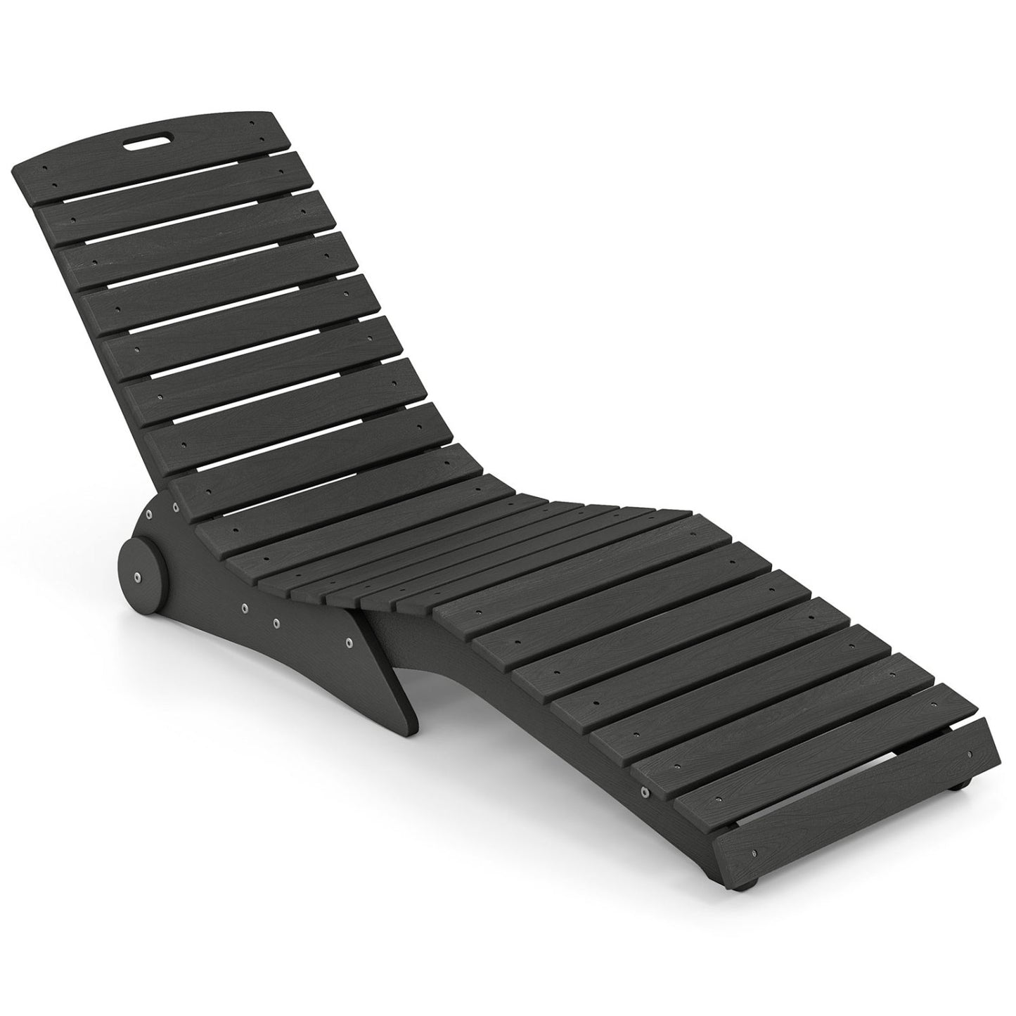 In-Pool Lounge Chair with Weighted Anti-Floating Design 450 LBS for Baja Shelf-Brown