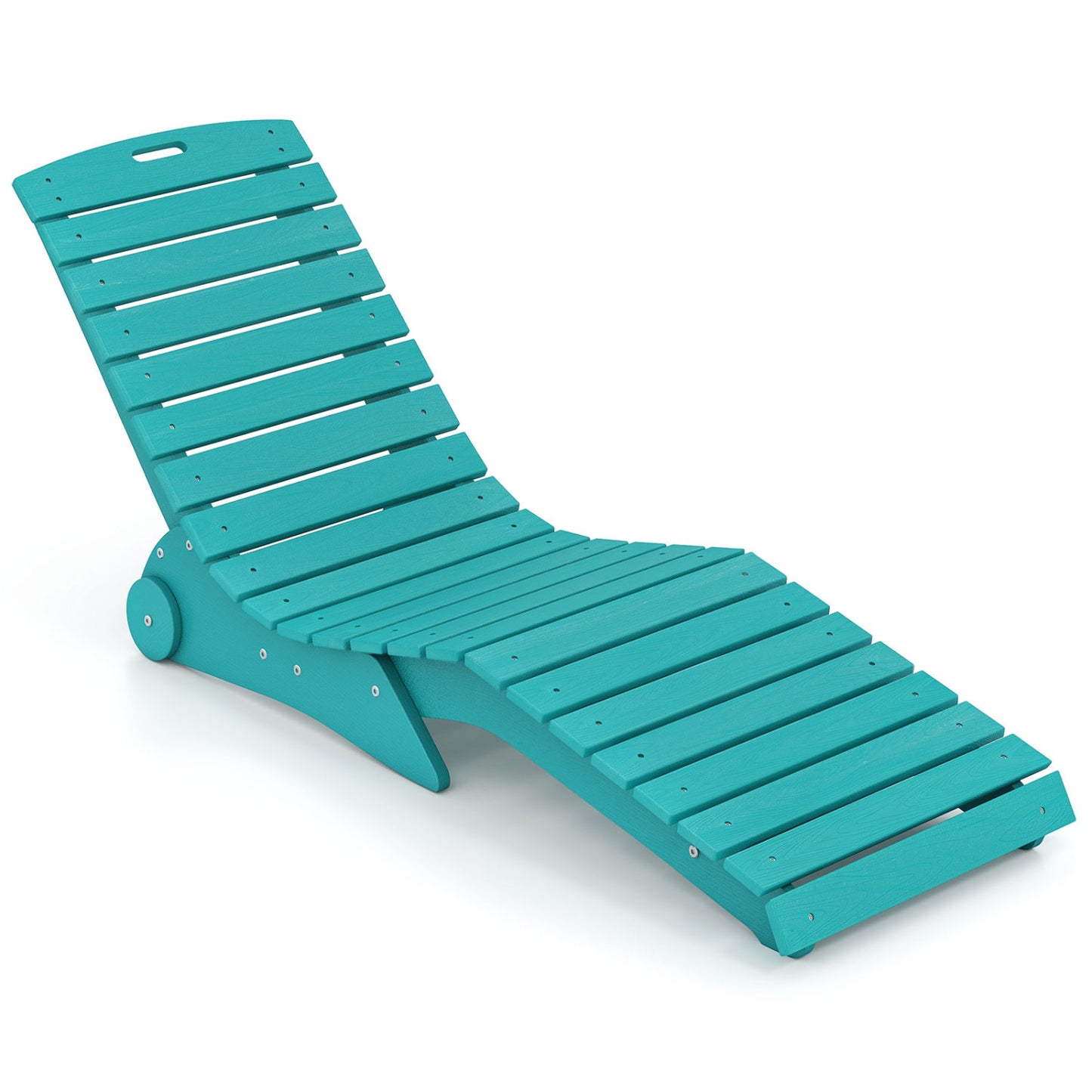In-Pool Lounge Chair with Weighted Anti-Floating Design 450 LBS for Baja Shelf-Brown