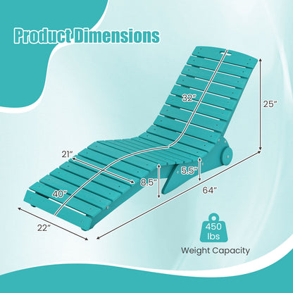In-Pool Lounge Chair with Weighted Anti-Floating Design 450 LBS for Baja Shelf-Brown