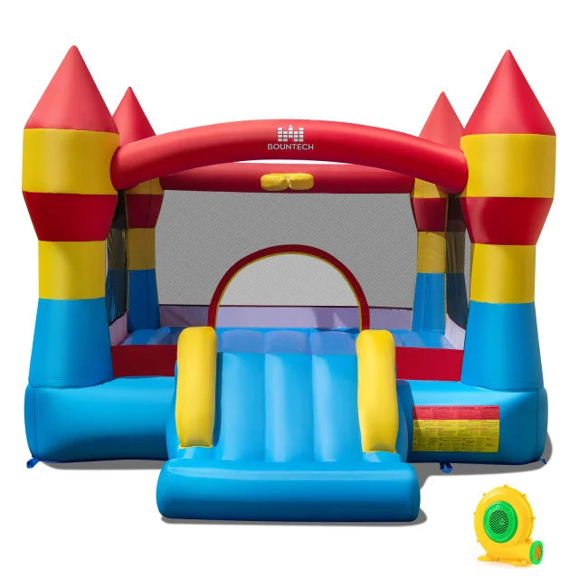Indoor Outdoor Blow-up Bouncy Castle with 550W Blower for Yard