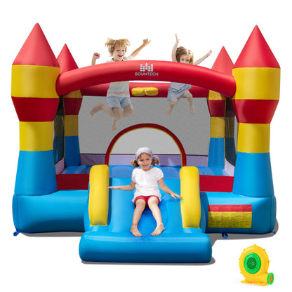 Indoor Outdoor Blow-up Bouncy Castle with 550W Blower for Yard