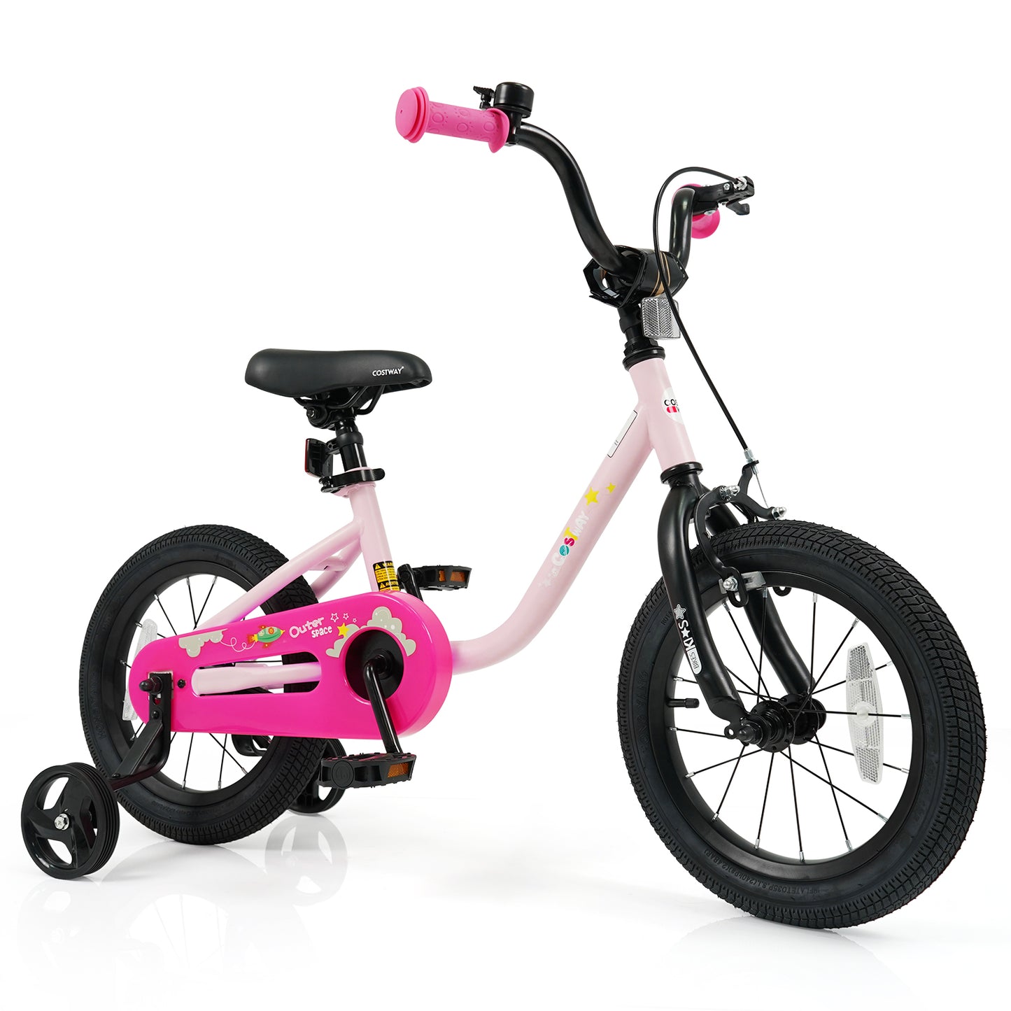 Kids Bike for 3-7 Years Old Boys and Girls 12/14/16-Inch Children Bicycle-Pink 14 Inch