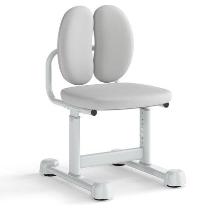 Kids Desk Chair Children Study Chair with Double Back Support and Adjustable Height-Blue