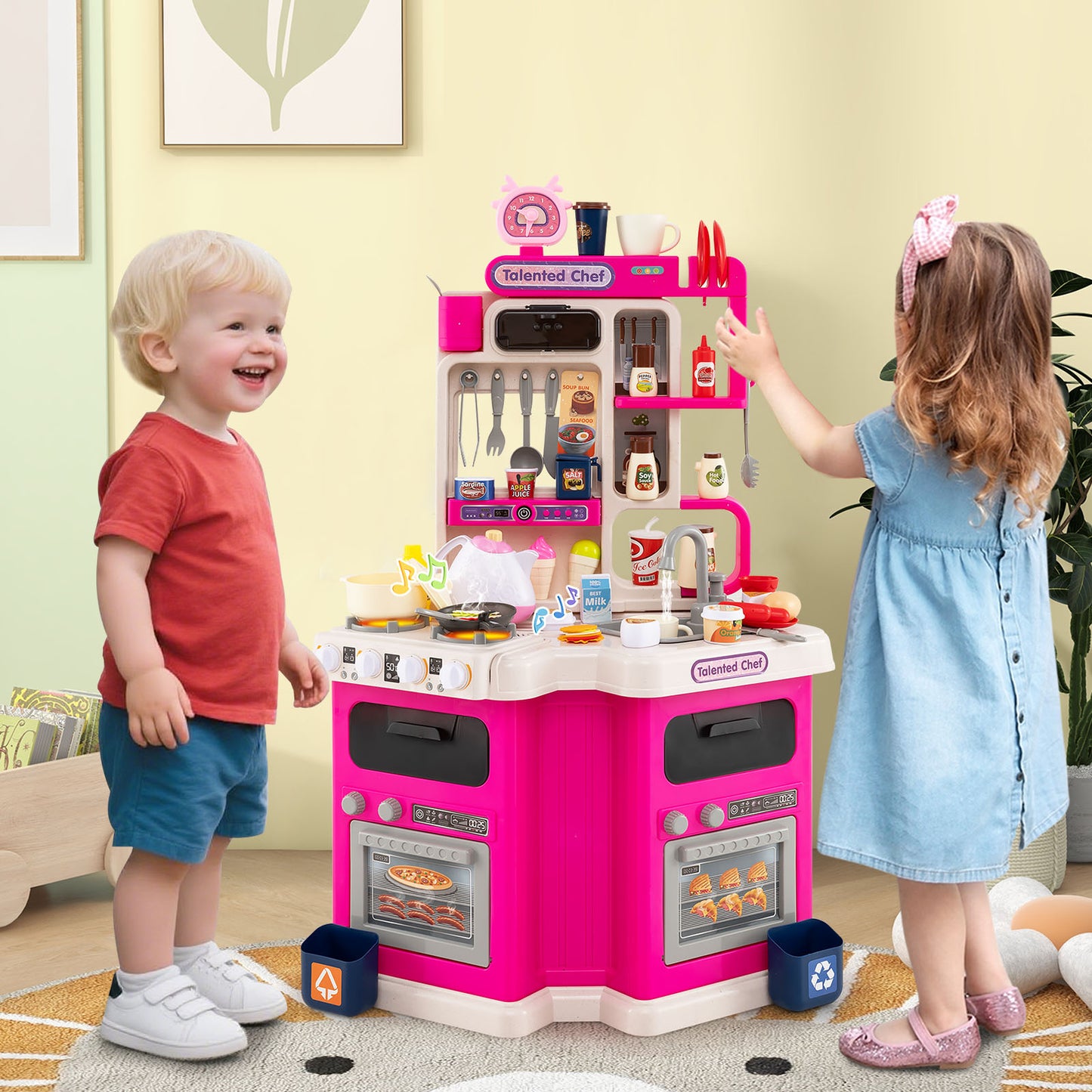 Kids Kitchen Playset-Blue