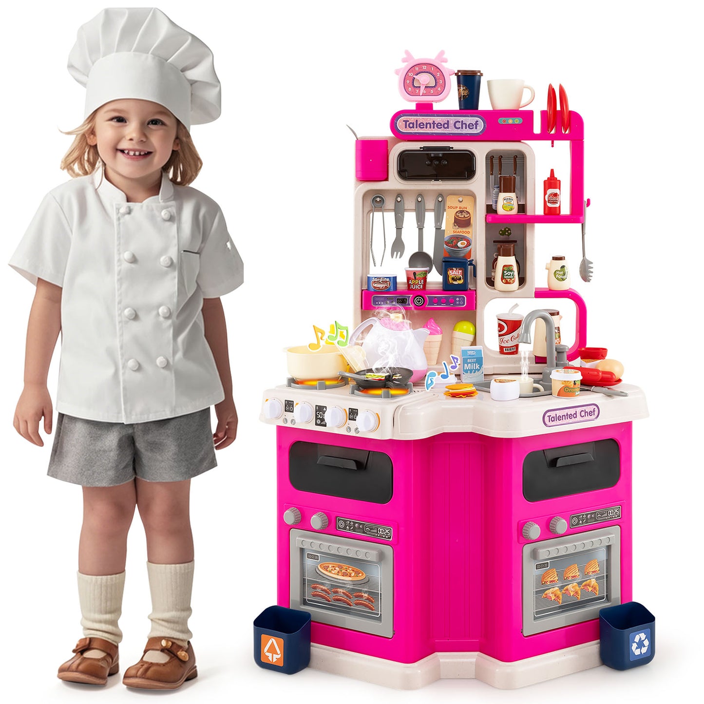 Kids Kitchen Playset-Blue
