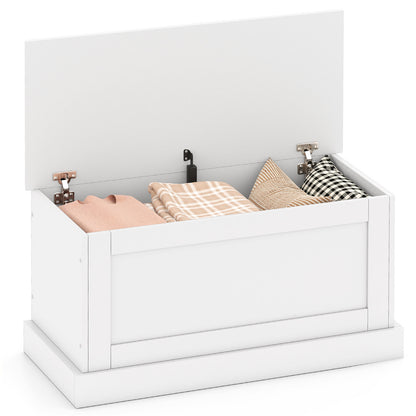 Large Storage Chest with Safety Metal Hinge-Oak