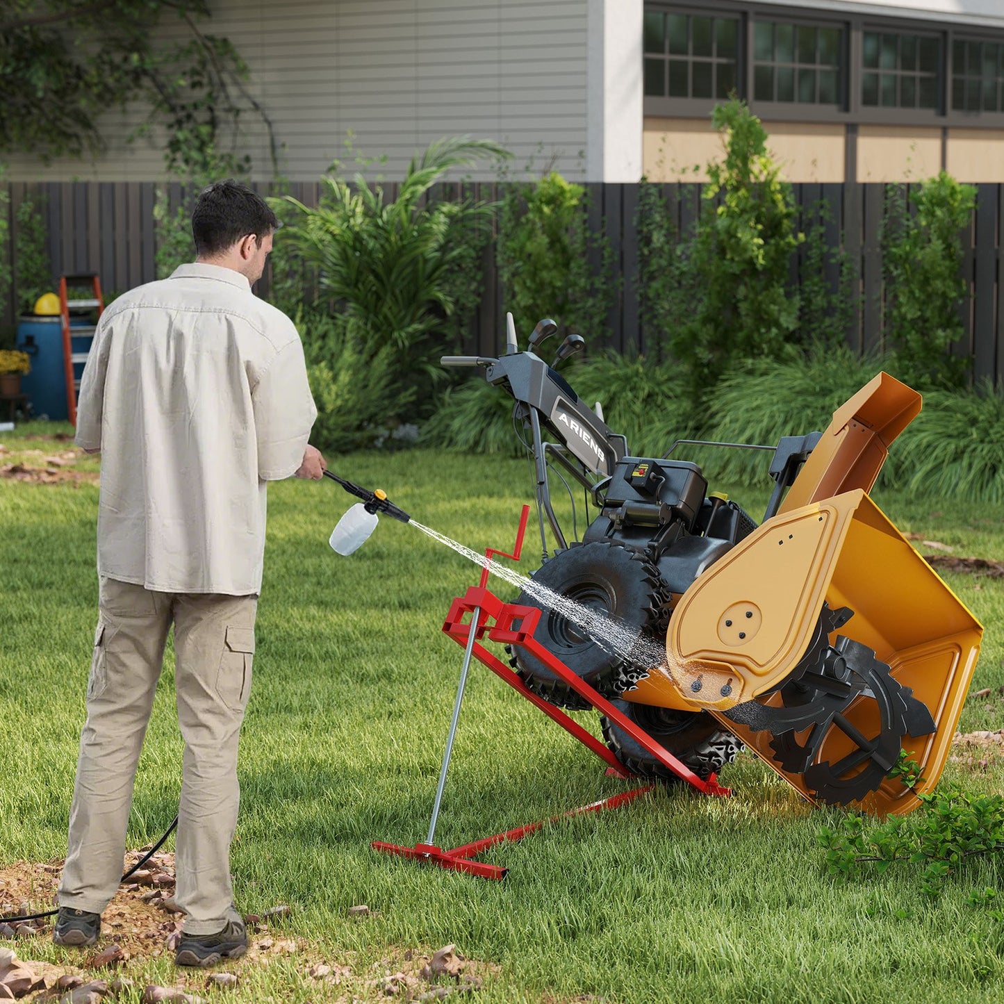 Lawn Mower Lift Jack Riding Mower Lift-Black