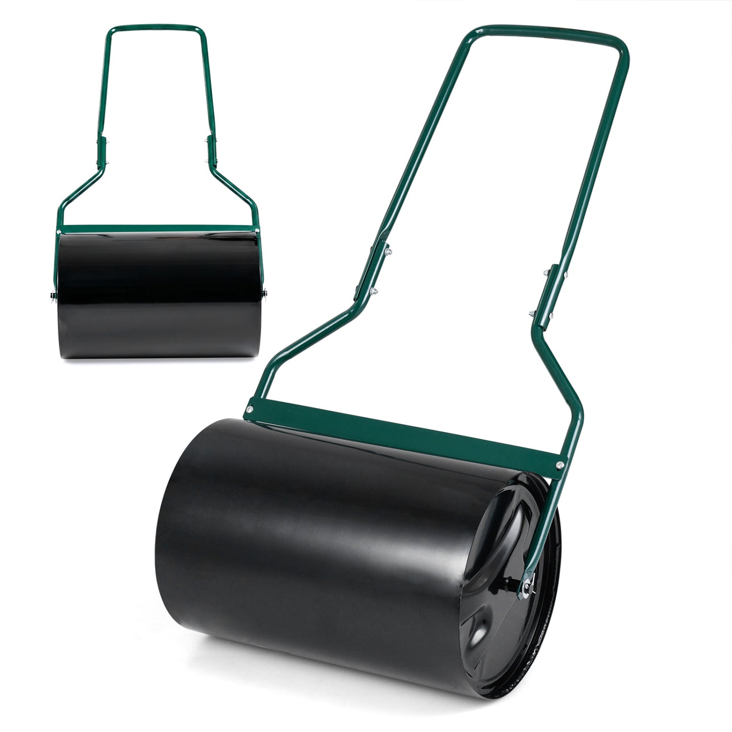12-gallon lawn roller with U-shape handle, filled with water or sand for garden and lawn care, by Wilsons Home Store