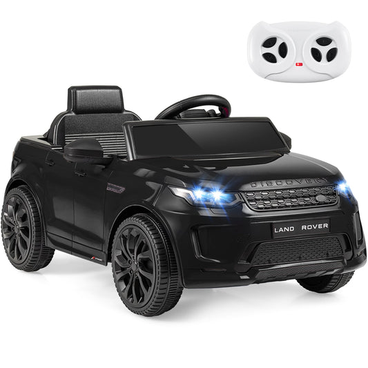 Licensed Land Rover Kids Ride on Car 12V Battery Powered Kids Electric Car-Black