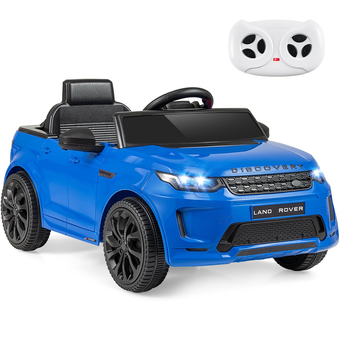 Licensed Land Rover Kids Ride on Car 12V Battery Powered Kids Electric Car-Black