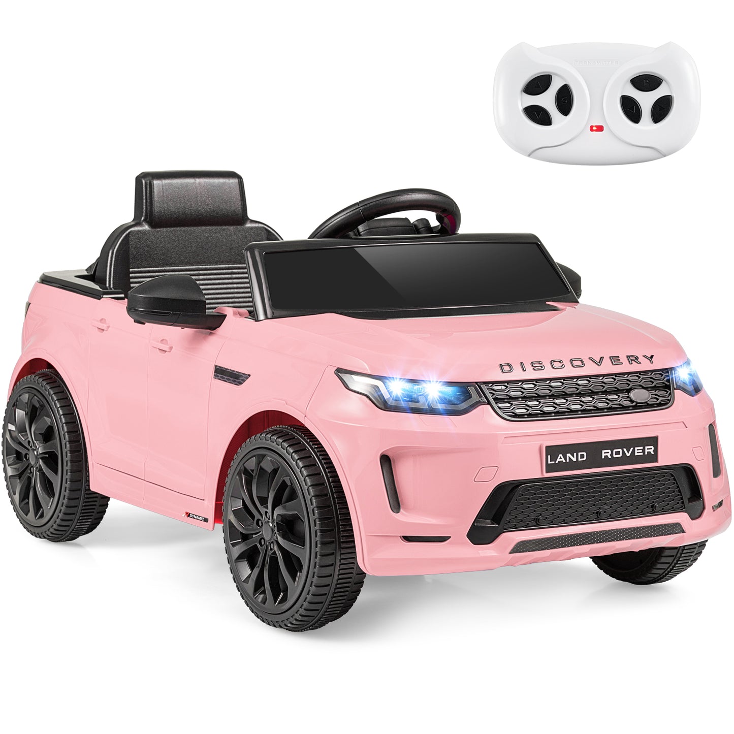 Licensed Land Rover Kids Ride on Car 12V Battery Powered Kids Electric Car-Black