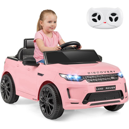 Licensed Land Rover Kids Ride on Car 12V Battery Powered Kids Electric Car-Black