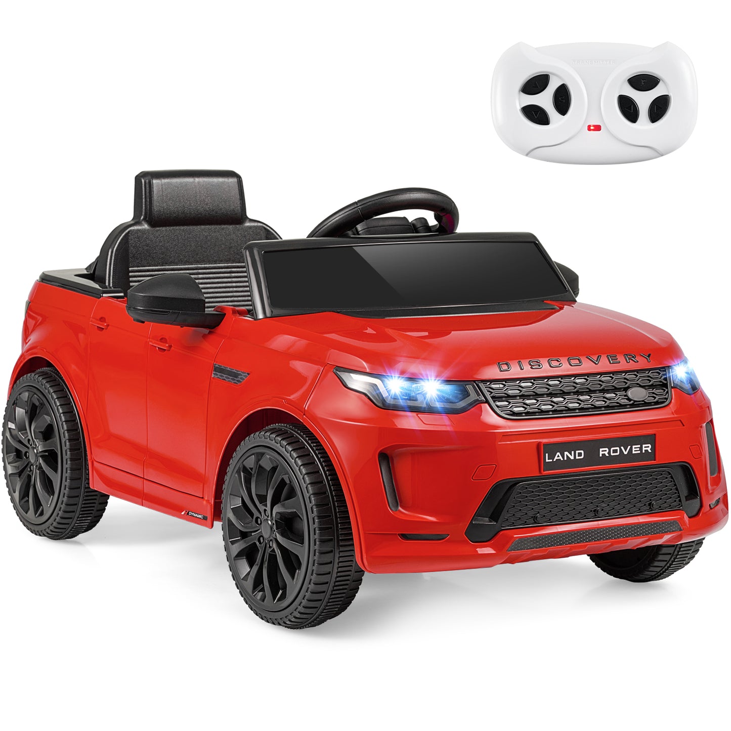 Licensed Land Rover Kids Ride on Car 12V Battery Powered Kids Electric Car-Black