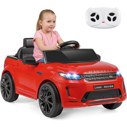 Licensed Land Rover Kids Ride on Car 12V Battery Powered Kids Electric Car-Black