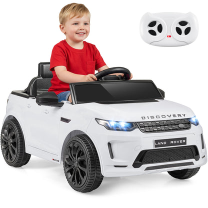 Licensed Land Rover Kids Ride on Car 12V Battery Powered Kids Electric Car-Black