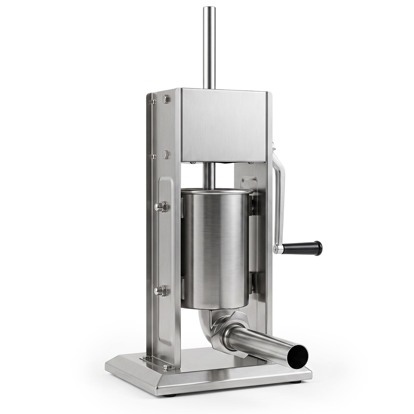 Manual Sausage Stuffer with 2 Speeds & 4 Stuffing Tubes for Commercial Home-5 L