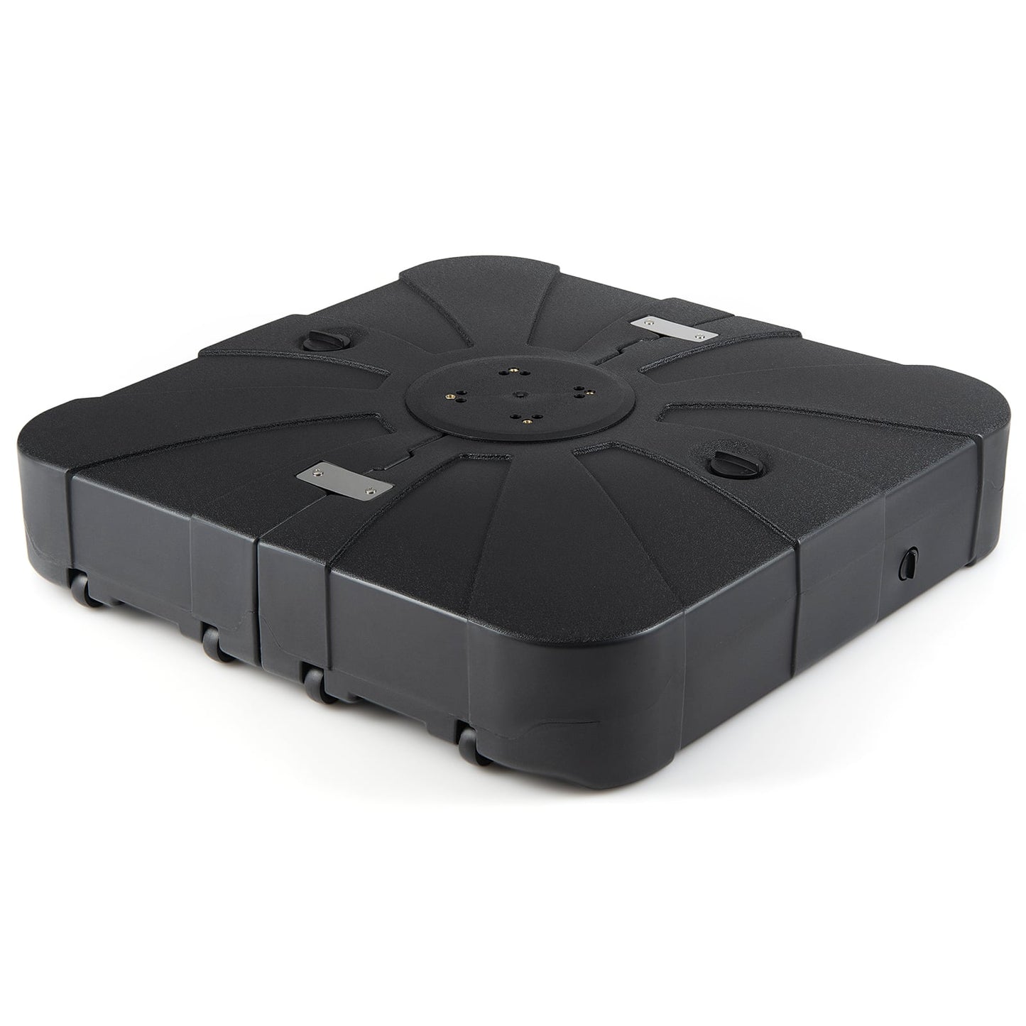 Outdoor Cantilever Umbrella Base Square Water and Sand Fillable Base-34 Inches