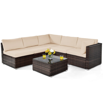 Outdoor Oasis Ultimate Combo: All-Weather Rattan Seating Set with Hardtop Gazebo Shelter