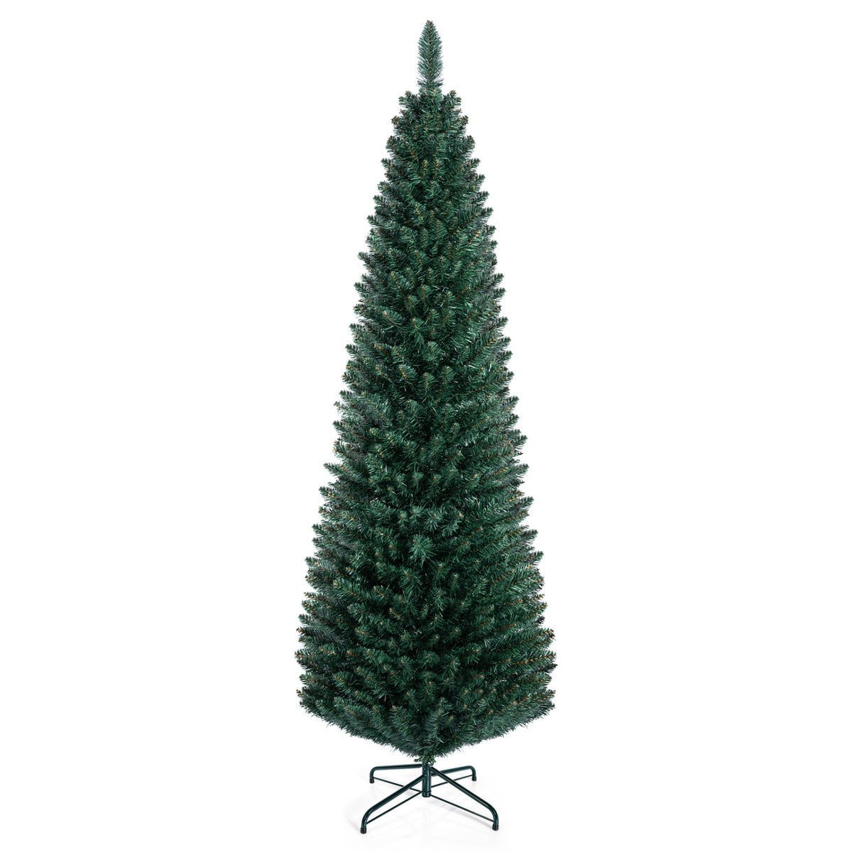PVC Artificial Slim Pencil Christmas Tree-6 Feet