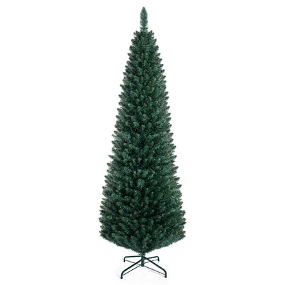 PVC Artificial Slim Pencil Christmas Tree-6 Feet