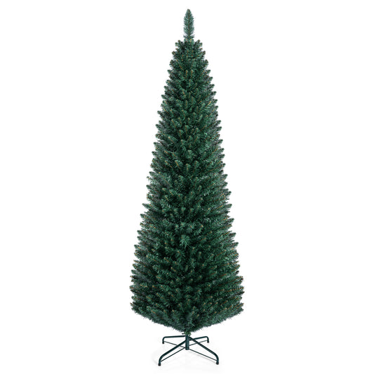 PVC Artificial Slim Pencil Christmas Tree-6 Feet