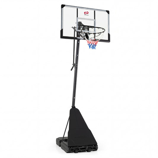 Portable Outdoor Basketball Hoop 8-10 FT Height Adjustable Basketball Goal System