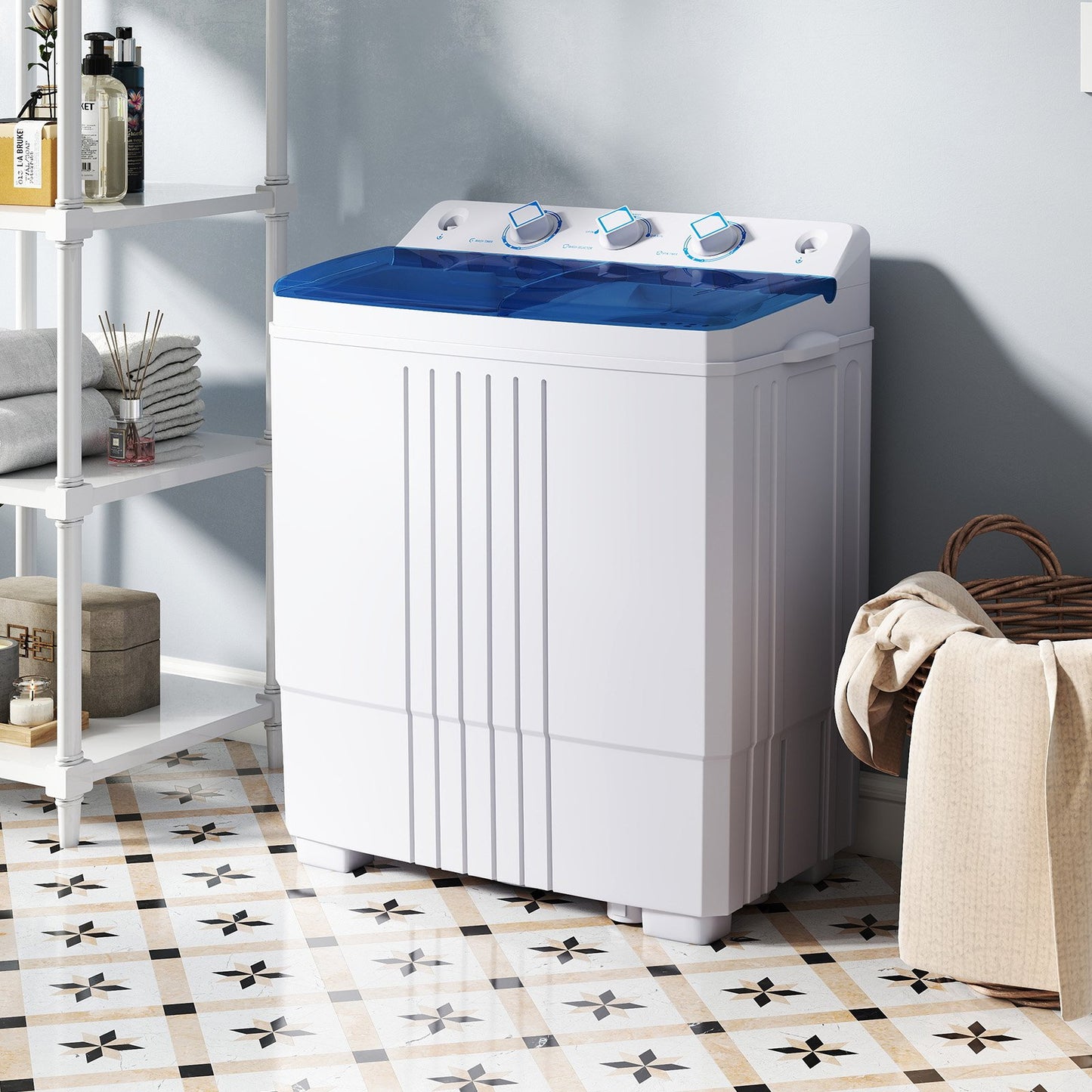 Portable Washing Machine for Dorms and Apartment-Black