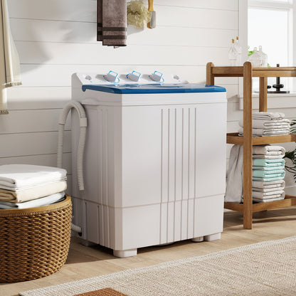 Portable Washing Machine with Built-in Drain Pump-Black