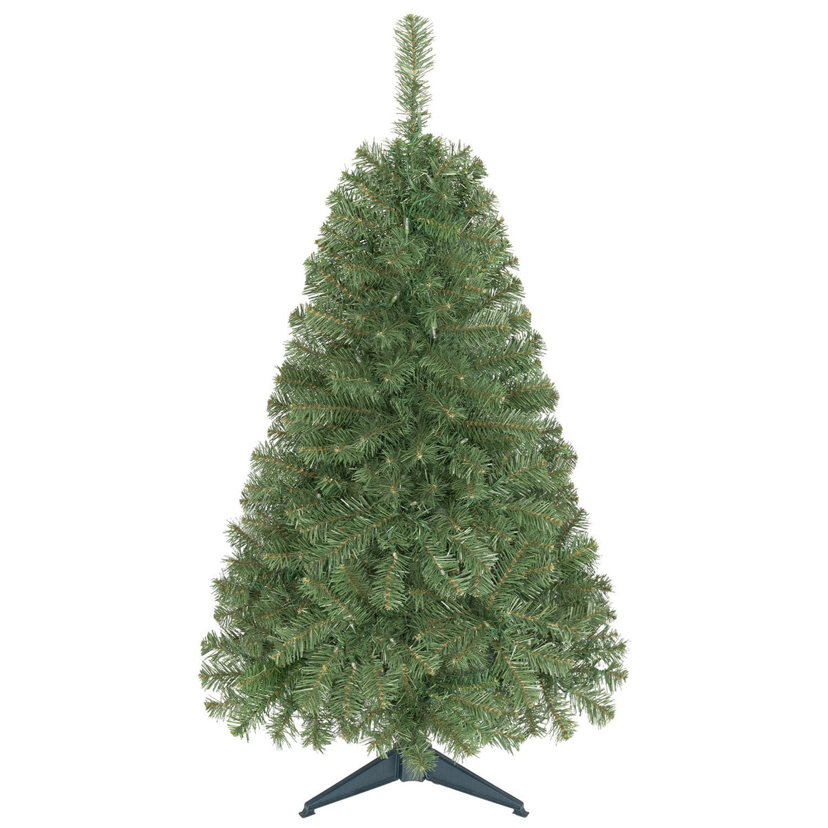 Pre-Lit Artificial Small Christmas Tree with 100 Warm White LED Lights for Holiday Decor-4 FT