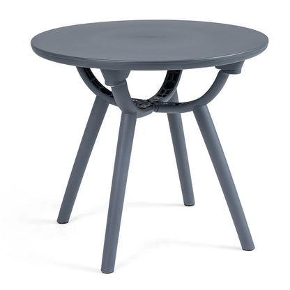 Round Patio Storage Side Table for Poolside and Balcony-1 piece