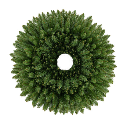 Set of 6 artificial Christmas Wreaths with Full Branch Tips