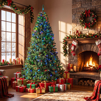 Smart Pencil Christmas Tree with Remote APP & RGB Lights Music Sync-7.5FT