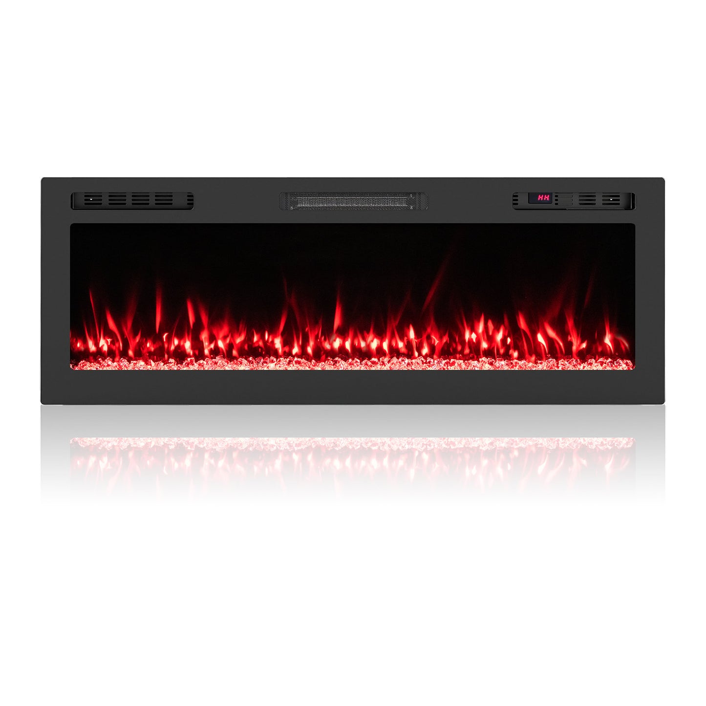 Smart WiFi Electric Fireplace Wall Mounted & Recessed 750W/1500W Heater-68 Inch