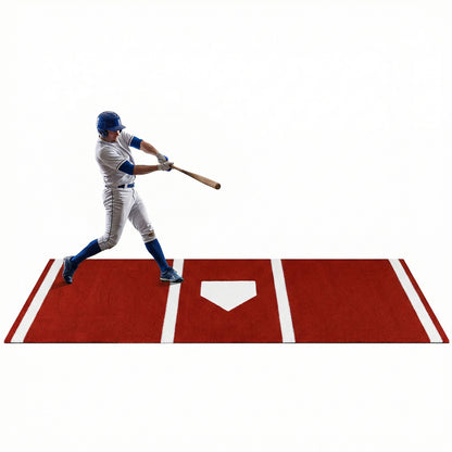 Softball Pitching Mat 10 x 3 Feet Softball Training Aid-Green