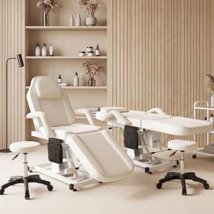 Tattoo Chair for Client Esthetician with Hydraulic Stool-Black