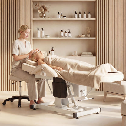 Tattoo Chair for Client Esthetician with Hydraulic Stool-Black