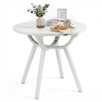 Weather-Resistant Circular Small End Table for Poolside and Balcony-1 Piece