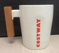 Wooden handle mug for store