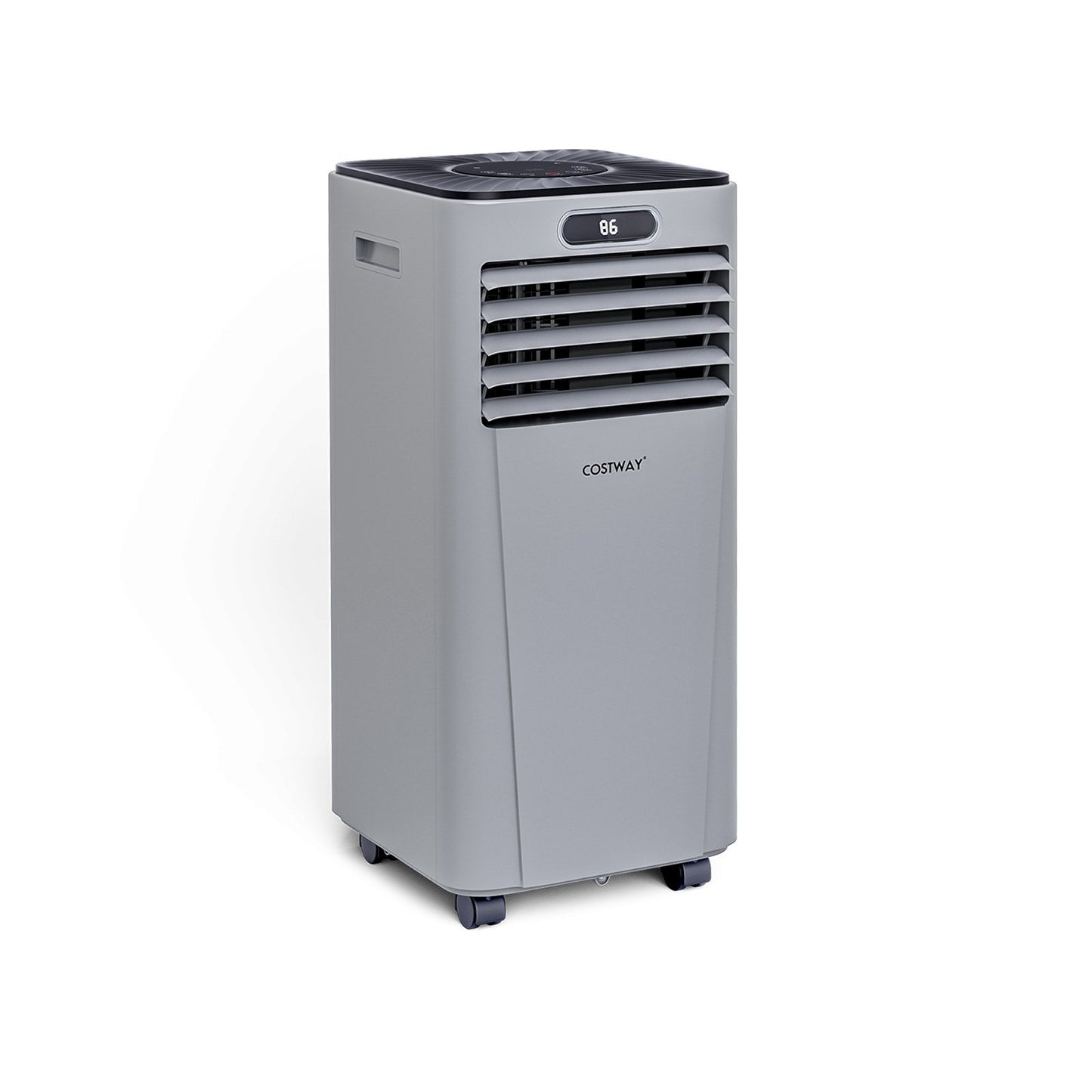 10000 BTU Portable Air Conditioner with Remote Control-Gray