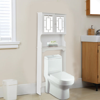 Bathroom Over Toilet Space Saver Storage Cabinet Shelf