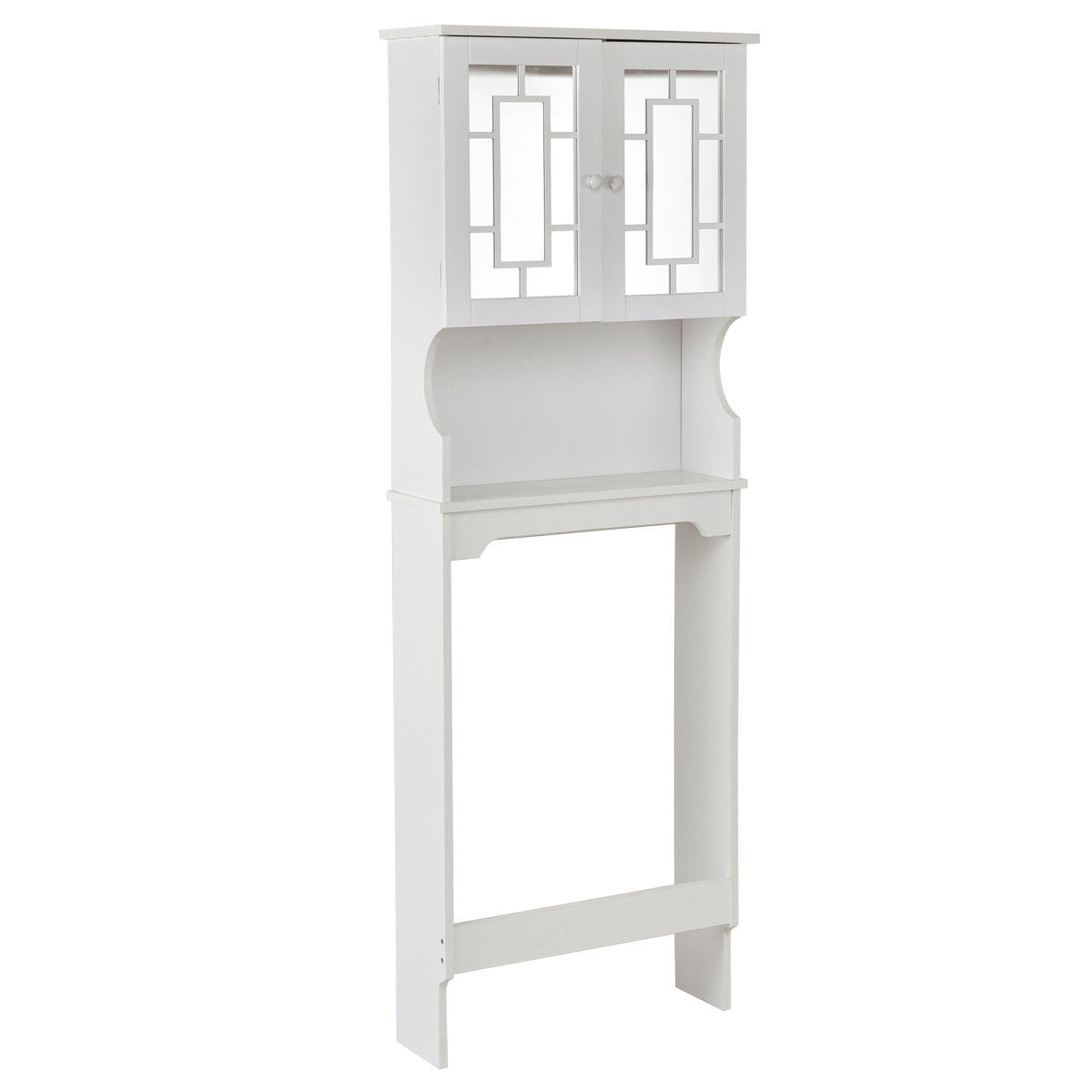 Bathroom Over Toilet Space Saver Storage Cabinet Shelf