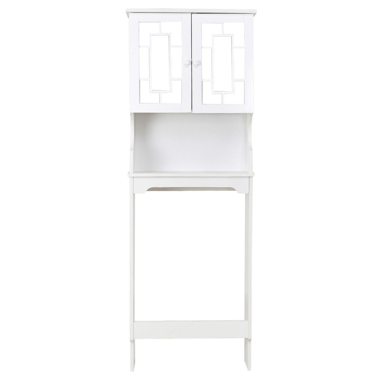 Bathroom Over Toilet Space Saver Storage Cabinet Shelf
