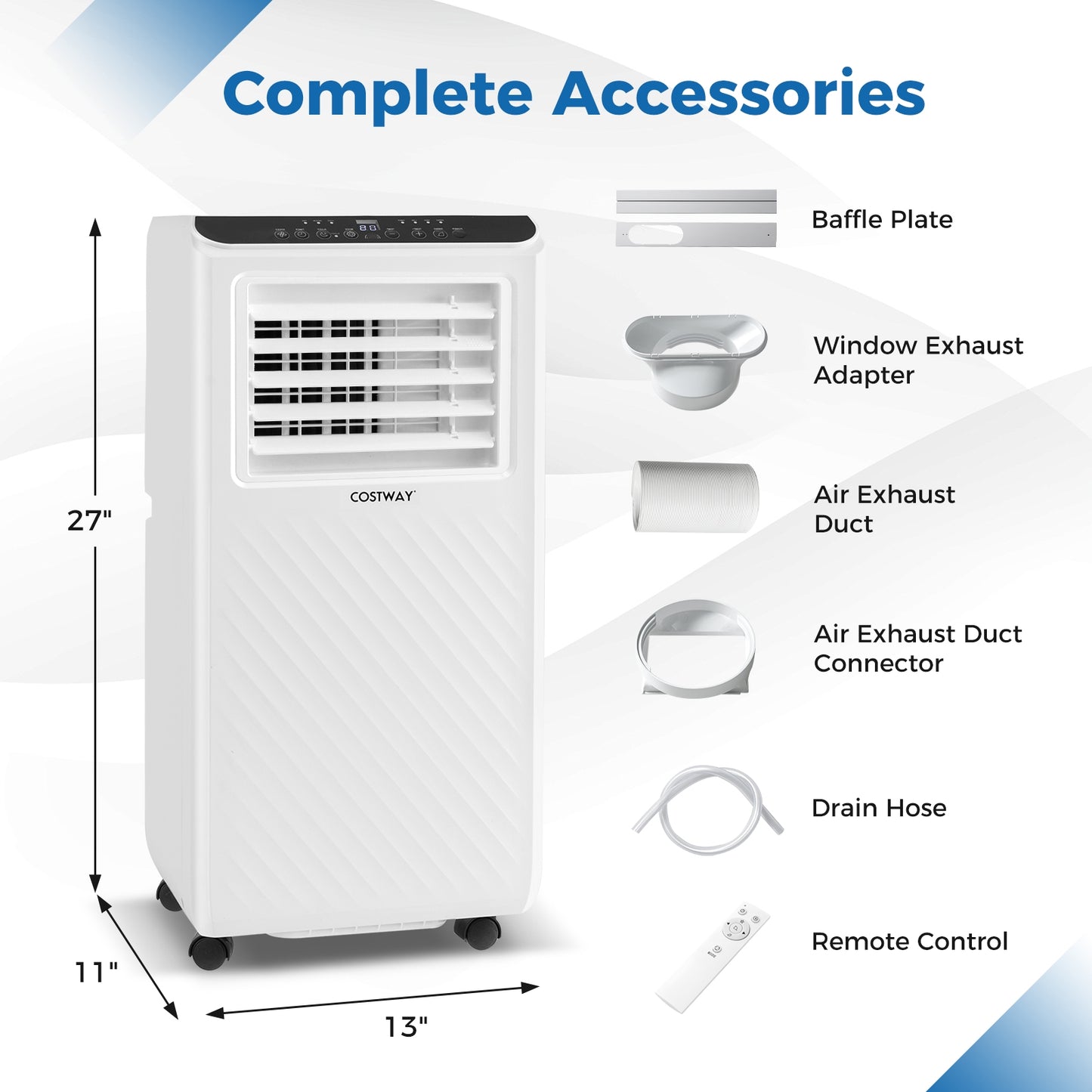 10000 BTU Portable Air Conditioner 3 in 1 Floor AC Unit with Fan and Dehumidifier