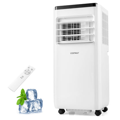 8000/10000 BTU Portable Air Conditioner with Remote Control Cools up to 250/350 Sq.Ft-10000 BTU
