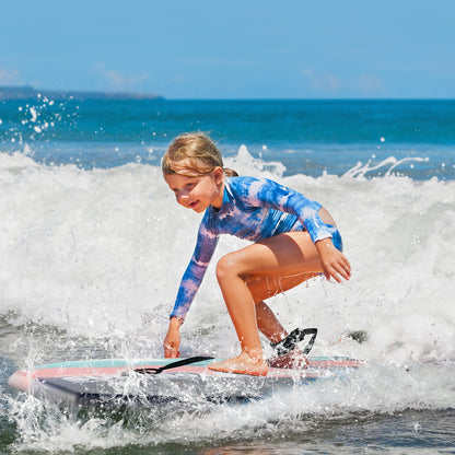 Lightweight multicolor body board with EPS core and HDPE bottom, ideal for surfing and water sports, by Direct by Wilsons Home Store.