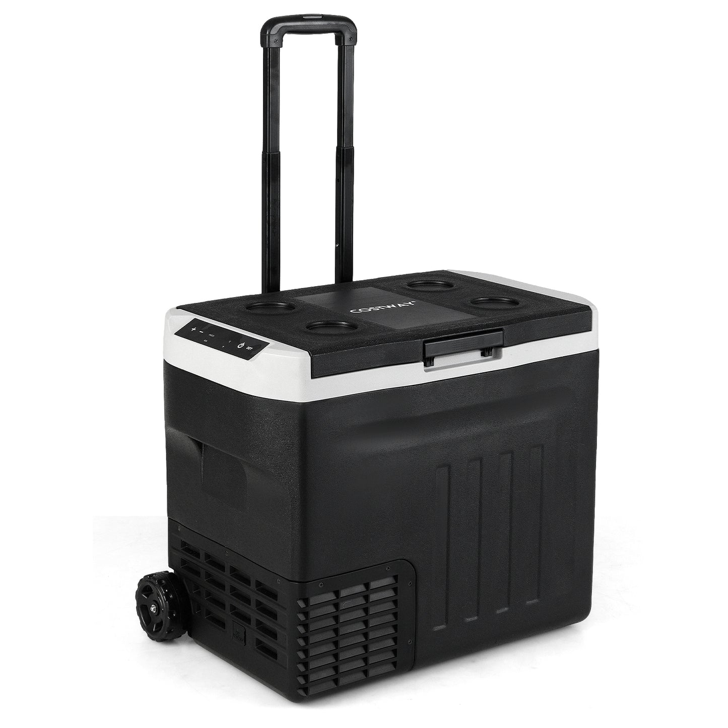 12V Car Refrigerator 42QT with Touch Panel and Removable Divider-L
