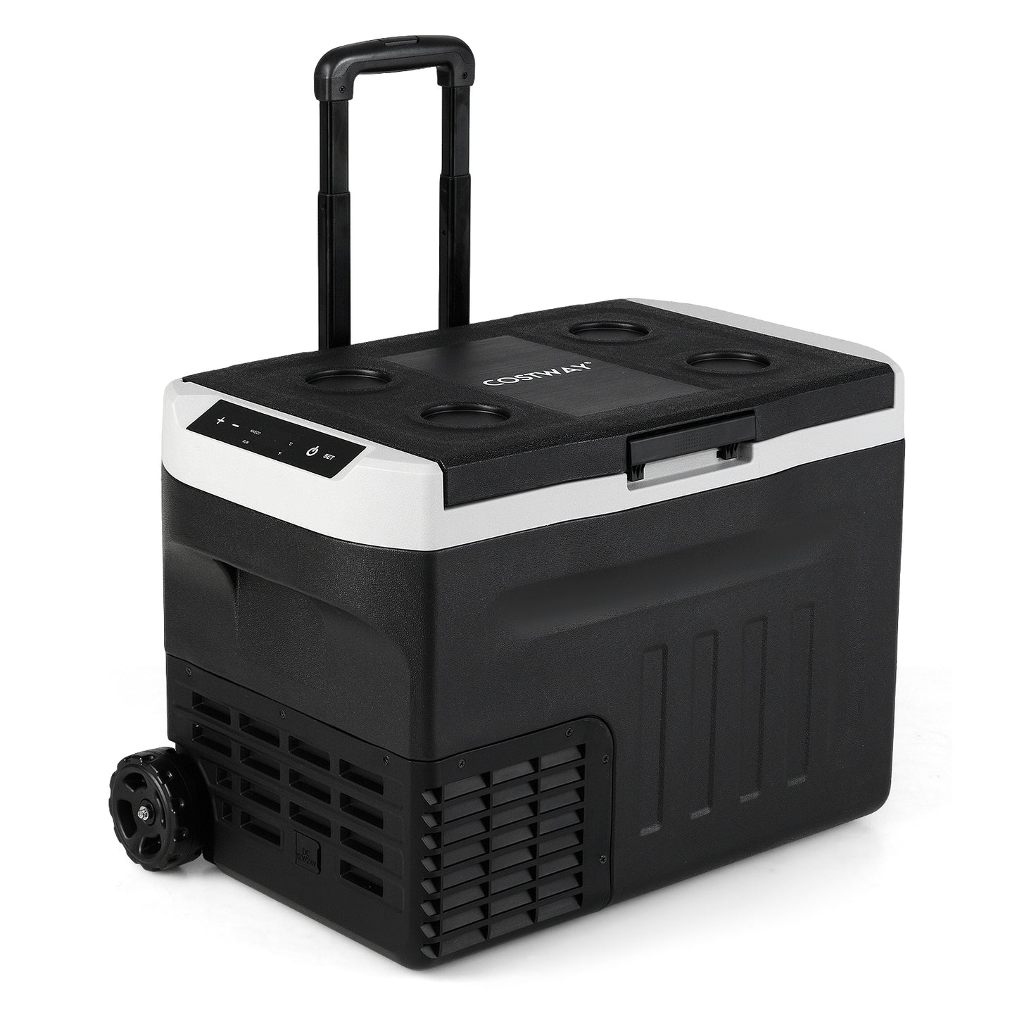 12V Car Refrigerator 42QT with Touch Panel and Removable Divider-L