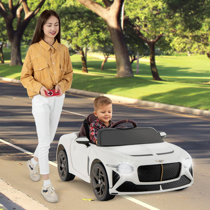 12V Powered Car Kids Ride-on Racer Car Licensed Bentley Bacalar-Black